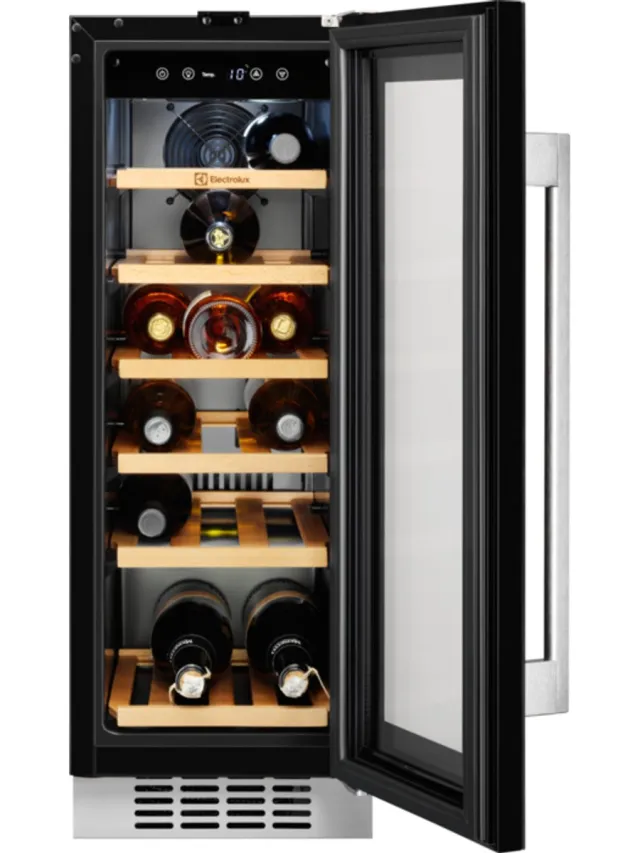 Electrolux ERW0673AOA - Inbouwwijnkoelkast - Energielabel G Zwart