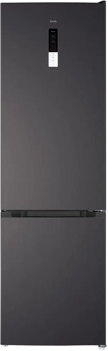 chiq FBM351NEI42 - Koel-vriescombinatie - 356 Liter - No Frost - Stil 35dB - Hoogte 2M - Inverter Compressor - Digitaal LED Display - 12 Jaar Garantie op Compressor - D Energielabel Zwart