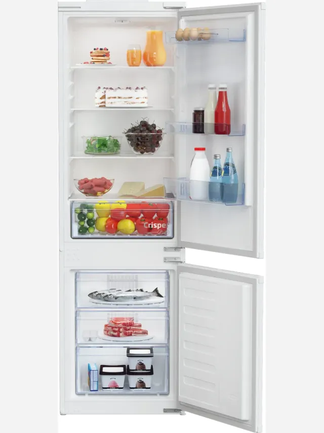 Beko Inbouw koelkast met diepvries BCSA285K4SN1 Wit