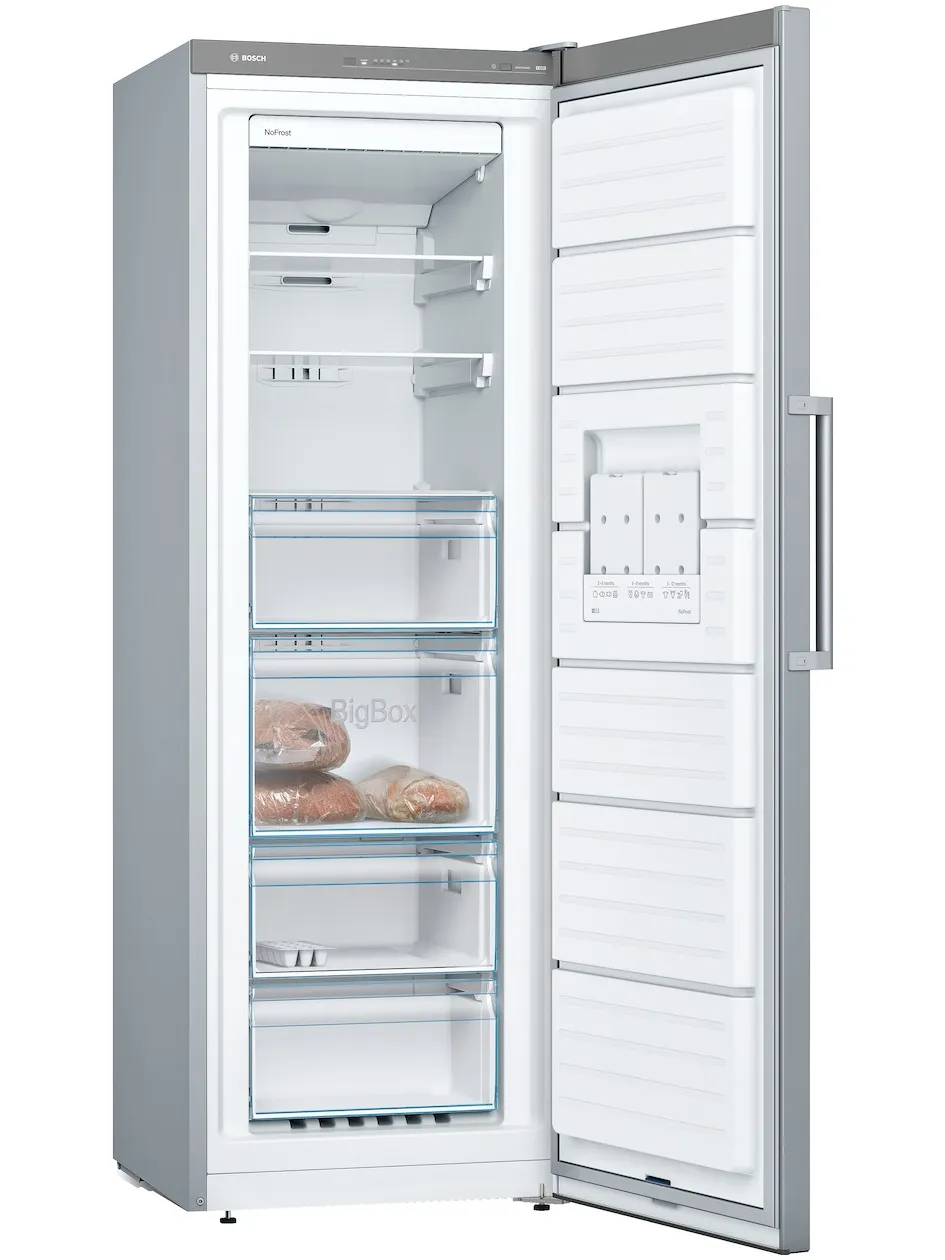 Bosch GSN33VLEP Vrieskast Grijs, foto 2