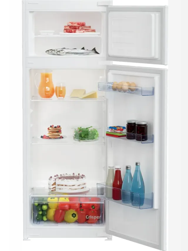 Beko Inbouw koelkast met diepvries BDSA250K4SN Wit