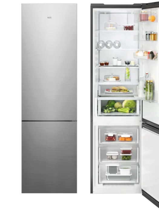 AEG 7000 GreenZone+ - Koel/vrieskast vrijstaand 202 cm vingervlekvrije rvs ORC7P361CX
