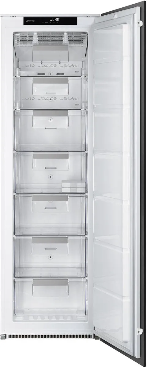 Smeg ZAS8F174NE Ingebouwde vriezer 178 cm sleepdeur
