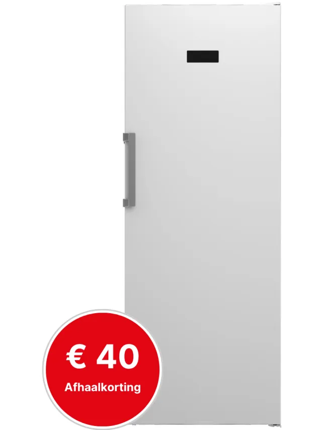Beko RFNE448E45W - NoFrost- Vriezer Wit