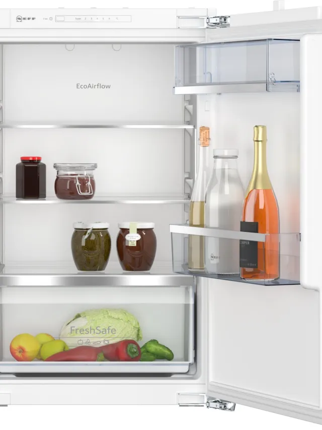 Neff KI1212FE0 Inbouw Koelkast met Vriesvak 88 cm – 136 Liter – deur-op-deur – Energieklasse E