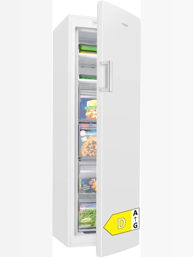 Bomann GS 7366 – No-Frost Vrijstaande Vriezer – 204 Liter – 170,5 cm hoog – Energieklasse D – Wit