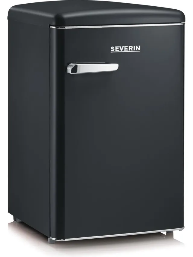 Severin RKS 8832 - Tafelmodel Retro koelkast - Matzwart
