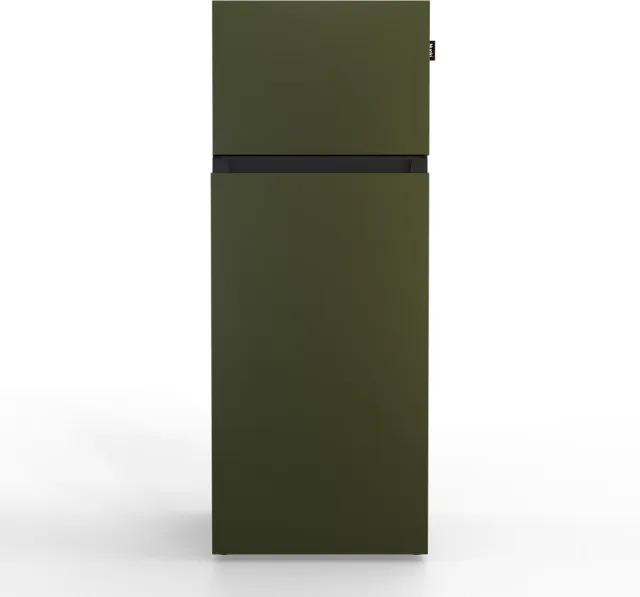 Nunki MEDIUM-FMIL / Military Green Design Koel-vriescombinatie - 206L - E-label - Front in kleur Militair Groen