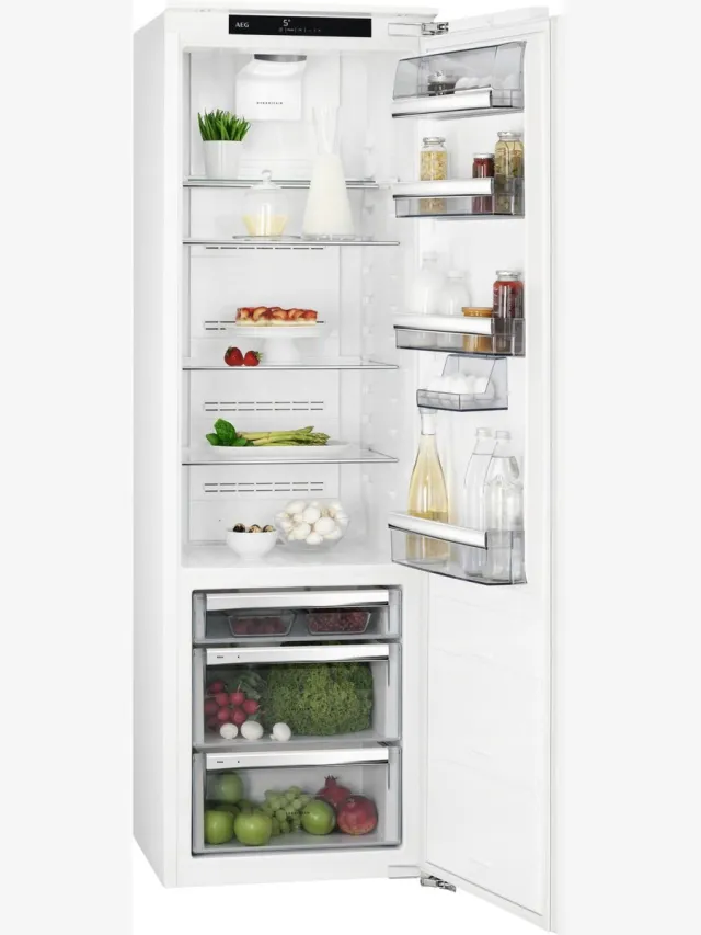 AEG SKE818E9ZC Inbouw koelkast 178 cm LongFresh Deur op deur