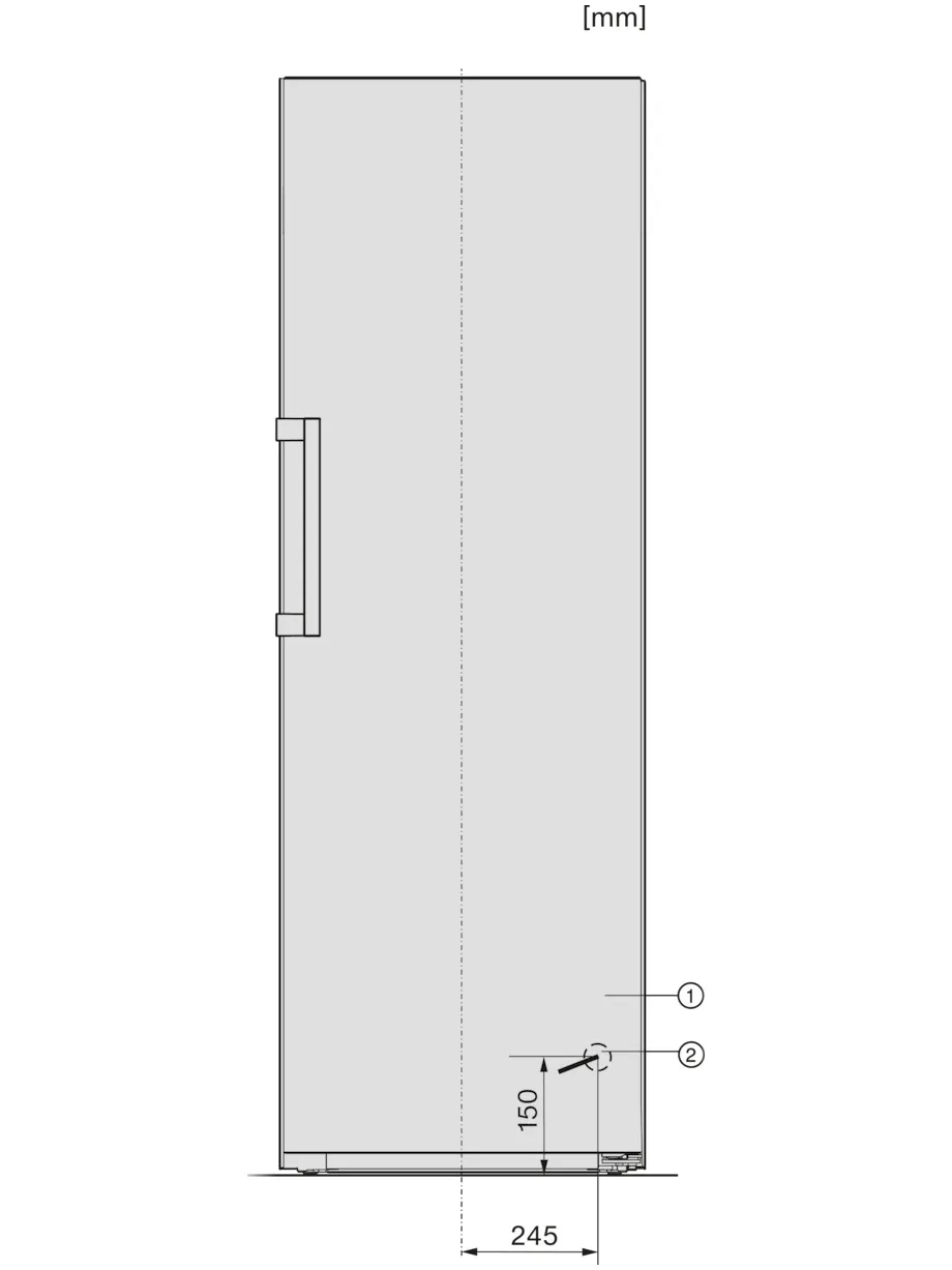 Miele K 4776 DD edt/cs Koelkast met vriesvak Grijs, foto 2