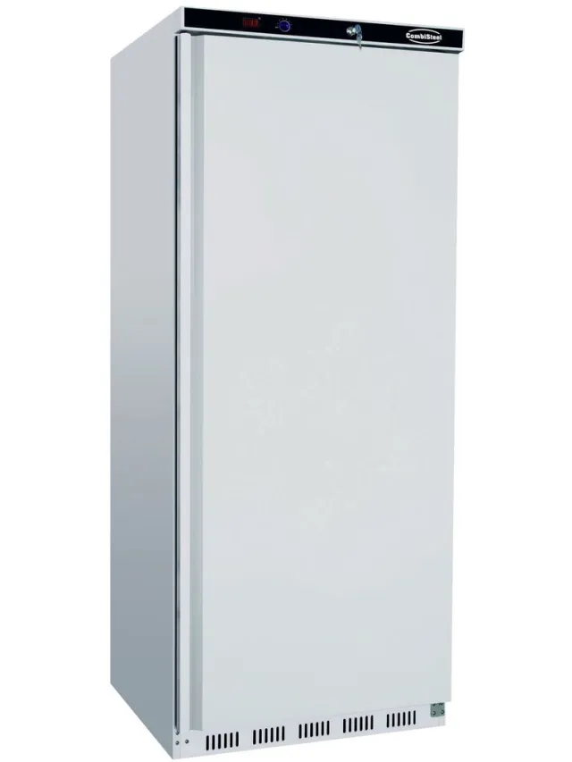 Combisteel Koelkast - 400L - Wit - 0°C/+8°C - Statisch + Ventilator - 600x585x1850mm - Horeca Koelkast