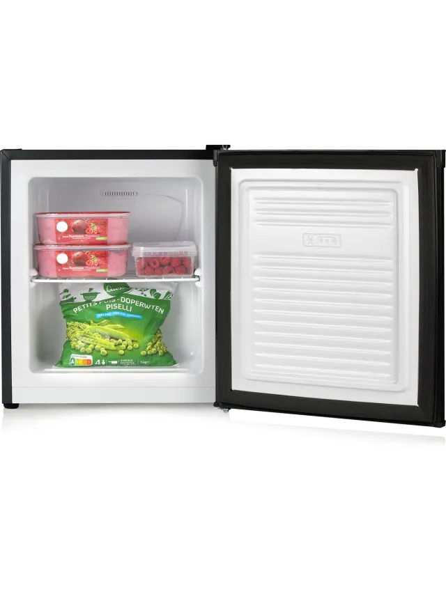 PRIMO PR117DV Mini Vriezer - Kleine Diepvries - Vrijstaand - 33L - E - Zwart