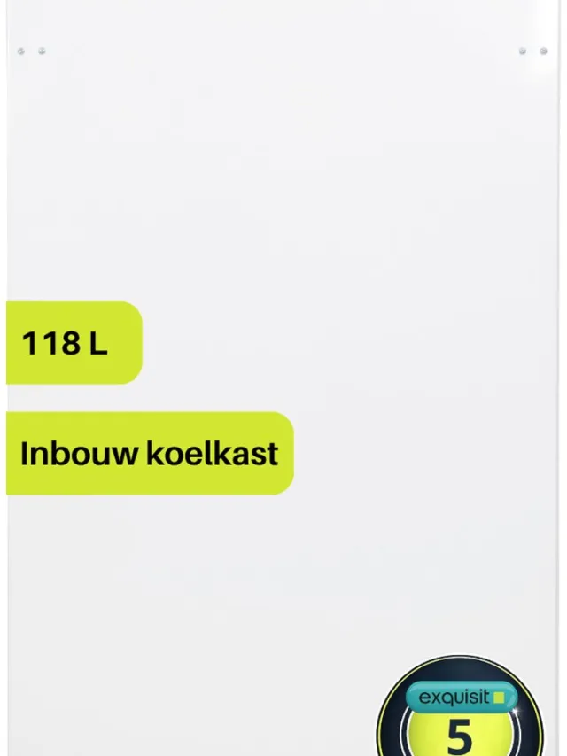 Exquisit EKS131-4-E-040E - Tafelmodel Koelkast - Inbouw - Met vriesvak - 118 Liter