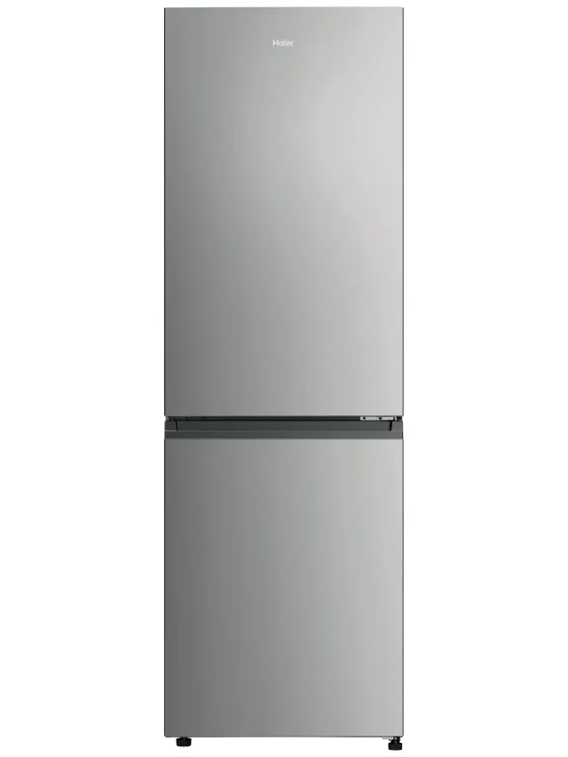 Haier HDPR1618ANPK koel-vriescombinatie, 360 liter, No Frost Roestvrijstaal