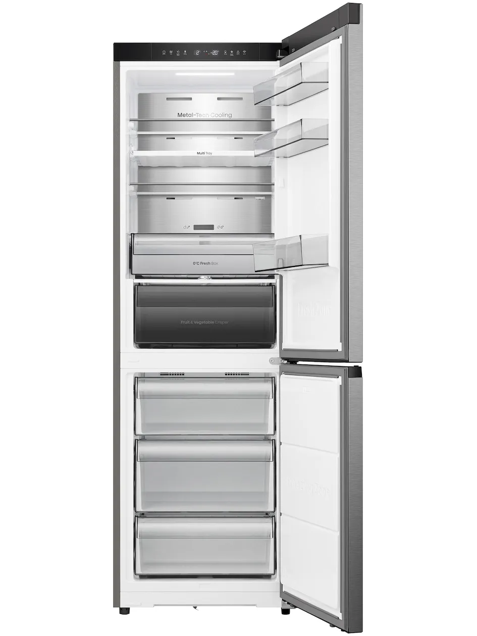 Hisense RB3K330SAIC Koel-vriescombinatie Zilver, foto 2