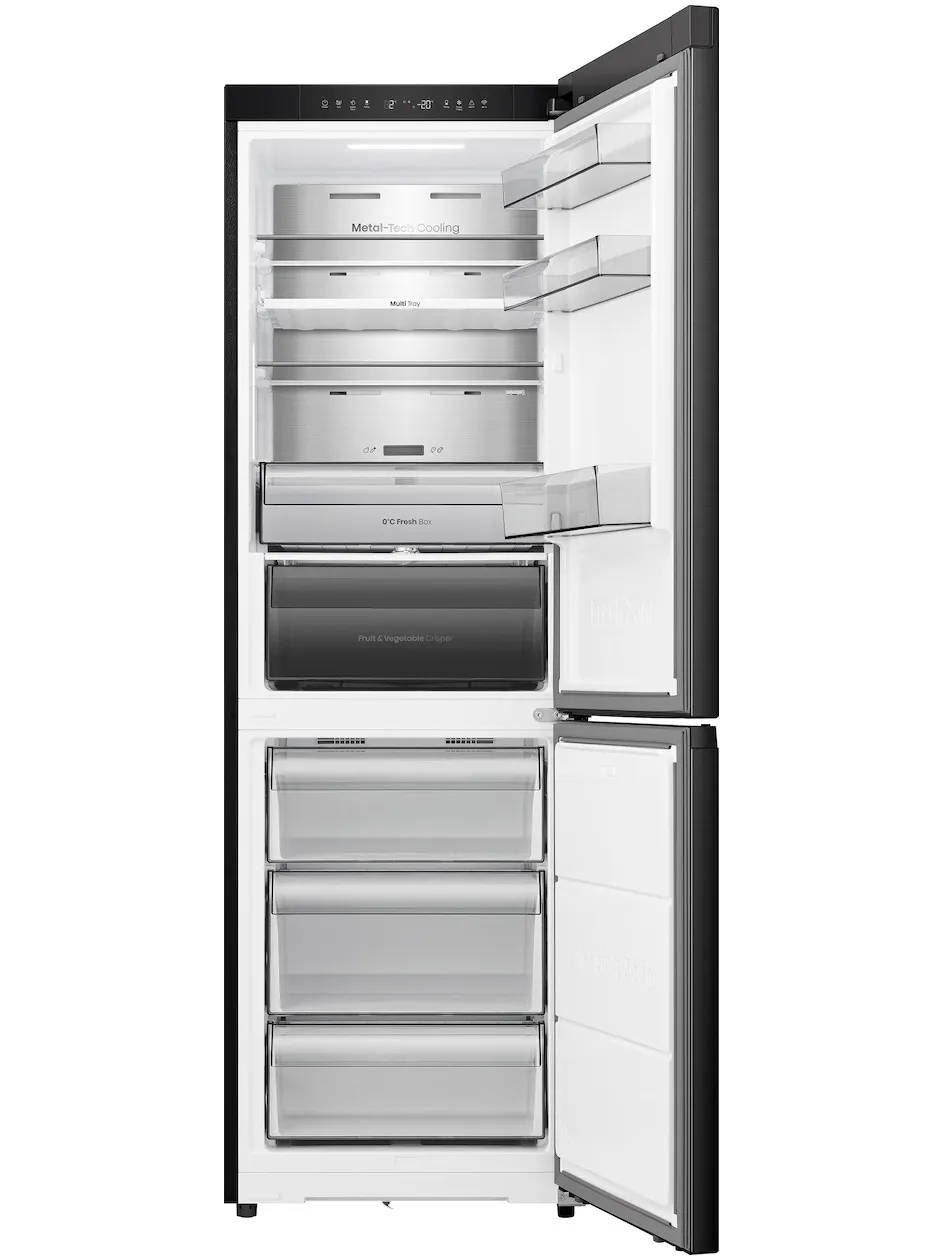 Hisense RB3K330SAFC Koel-vriescombinatie Zwart, foto 2