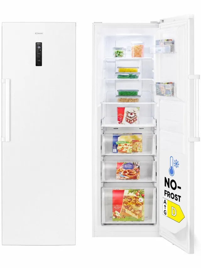 Bomann GS 7371 – Vrijstaande Vriezer – No Frost - 274 liter – Wit – Energieklasse D