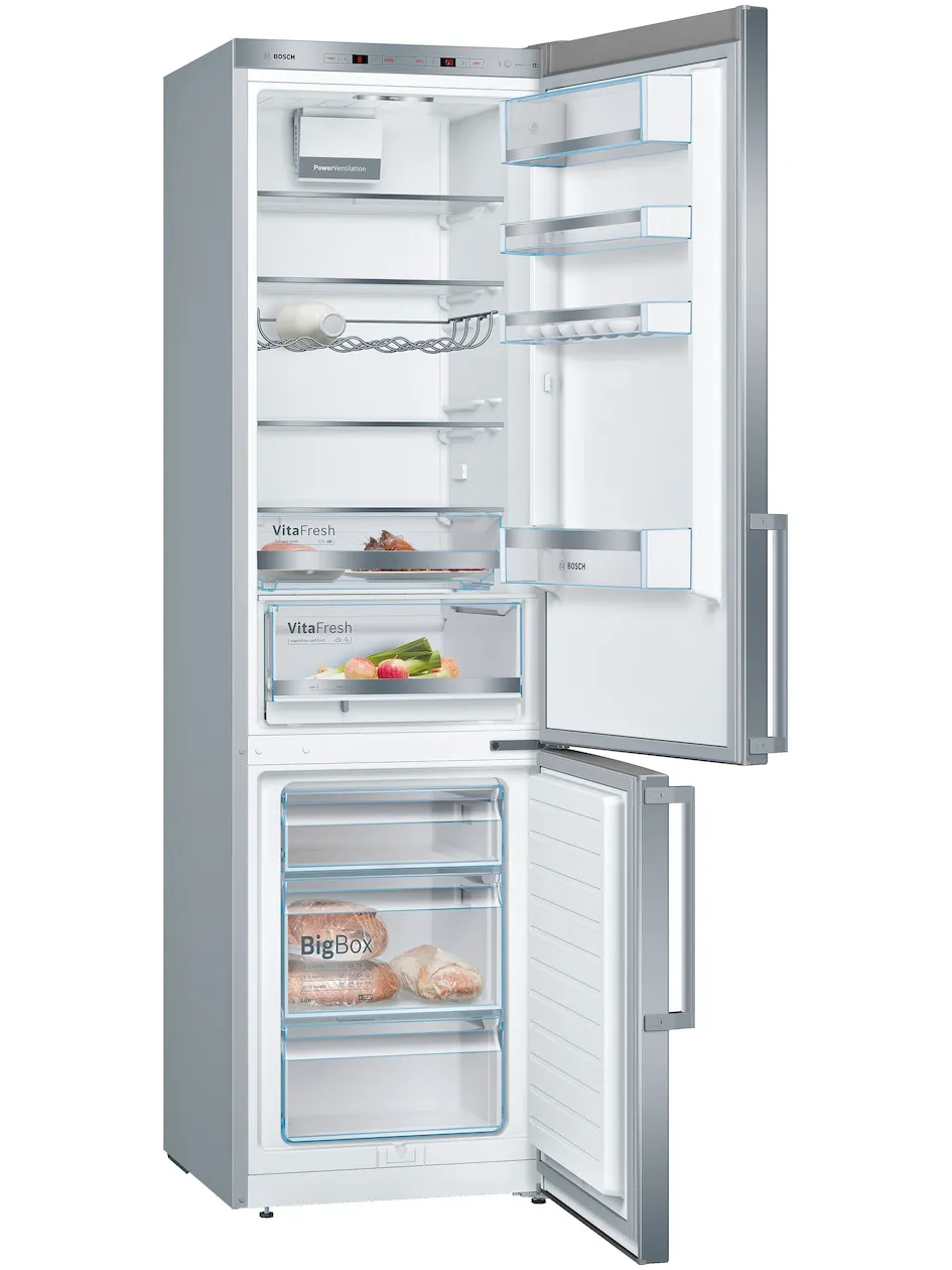 Bosch KGE398IBP koel-vriescombinatie RVS, foto 2