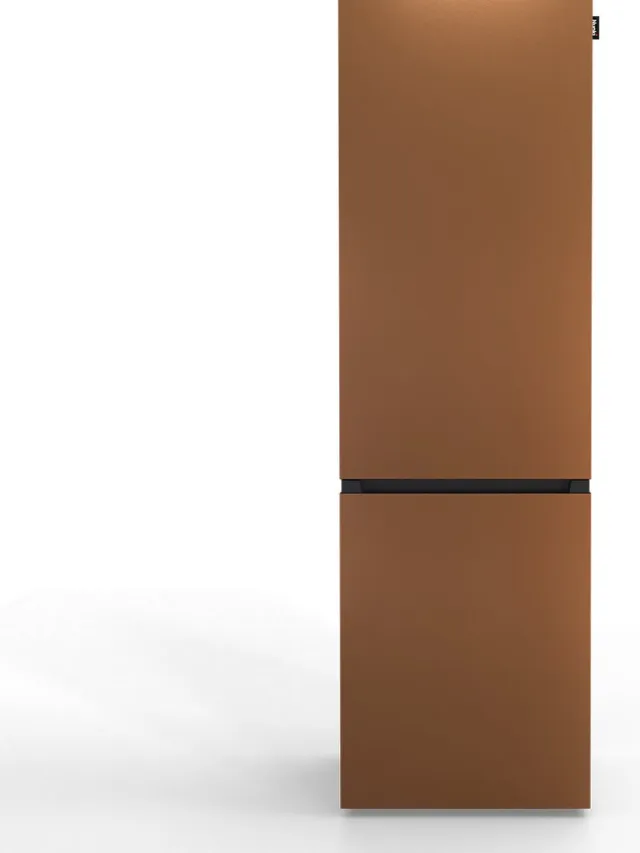 Nunki LARGECOMBINF-ABRO / Koel-vriescombinatie, D Klasse, 253l, Brown, Matte Metallic (ALL sides) Bruin