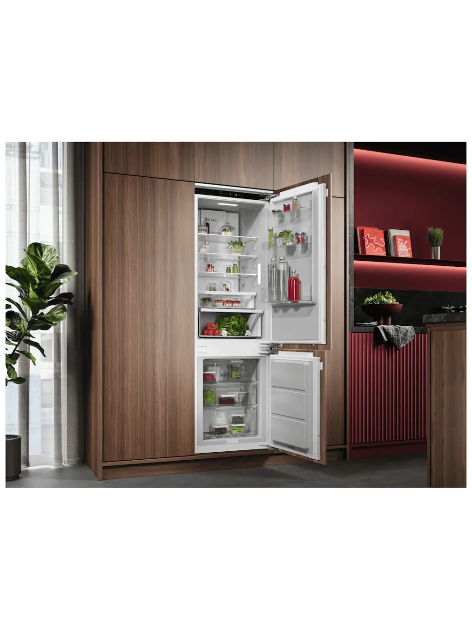 AEG TC7CS181DF Inbouw koel-vriescombinatie, foto 2