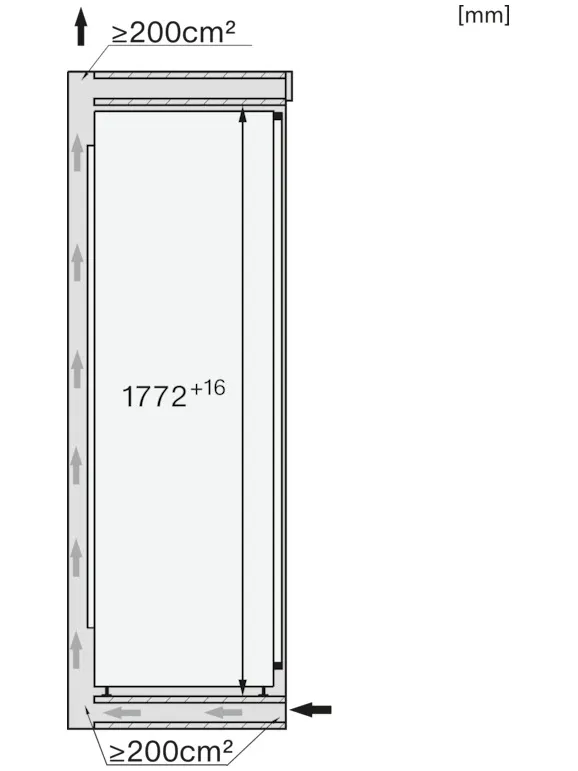 Miele K 7716 E Inbouw koelkast zonder vriesvak, foto 2