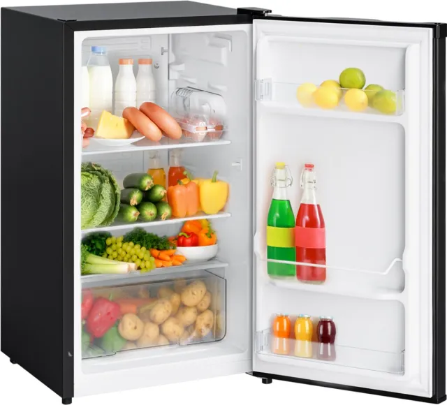 KitchenBrothers Koelkast - 88L - Tafelmodel - IJskast - Frigo - Vrijstaand - Zwart