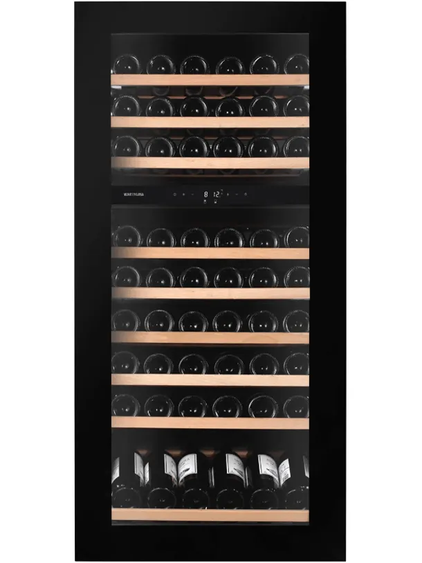 Wine Klima D73-SV122-PUSH Zwart
