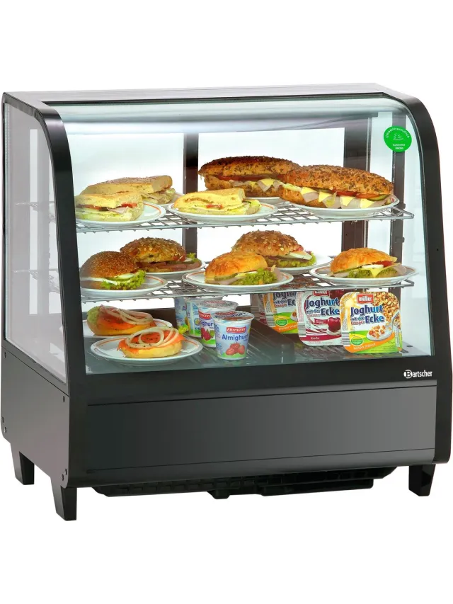 Bartscher Koelvitrine Deli Cool I 100L Zwart