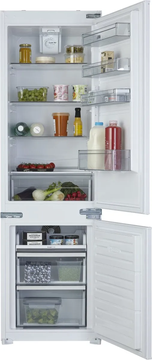 Etna KCS6178NOF - Inbouw koel/vriescombinatie - 178cm - Ventilator - No-Frost - Energieklasse E - Sleepdeur
