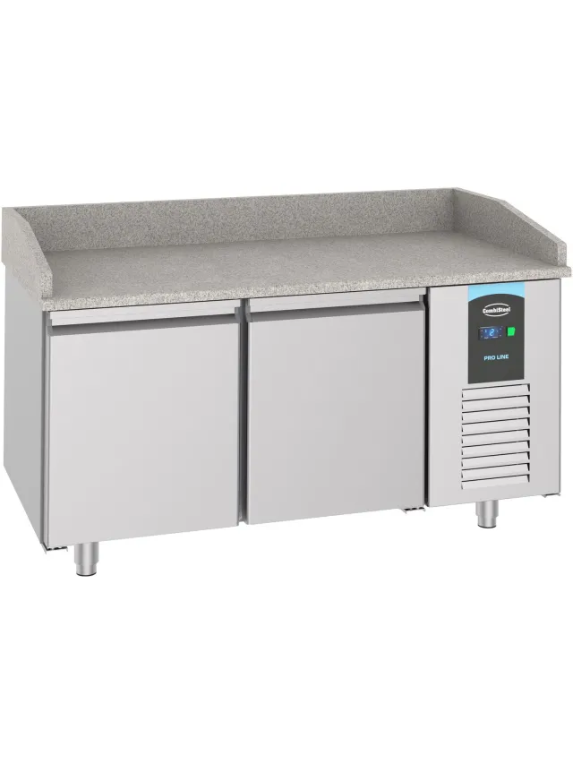 Combisteel Pizzawerkbank - 2 Deuren - RVS - Combisteel - 7489.5220 - Horeca & Professioneel Grijs