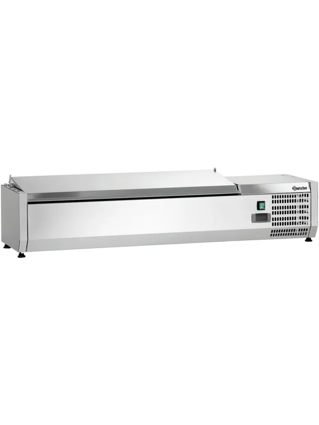 Bartscher Koelopzetvitrine ED4-1201 - Bartscher 110410 rvs