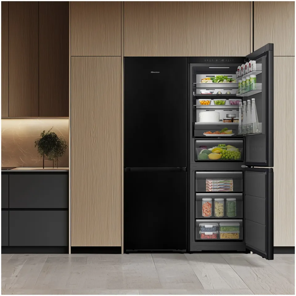 Hisense RB5K330GSFC Koel-vriescombinatie Zwart, foto 3