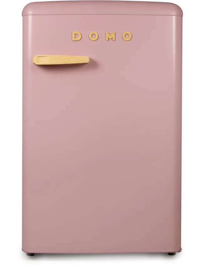 Domo DO91776R Retro Vriezer Tafelmodel - Vrijstaande Diepvriezer - 80L - Energielabel C - Roze