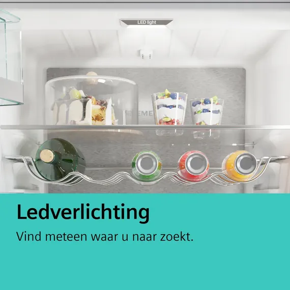 Siemens Inbouw koelkast met diepvries KI82LADD0 iQ500 hyperFresh 177 cm