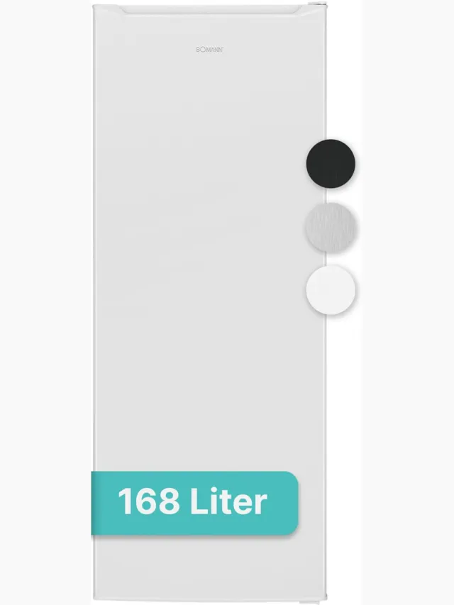 Bomann GS 7364 –Vrijstaande Vriezer – 168 liter – Wit – Energieklasse D White