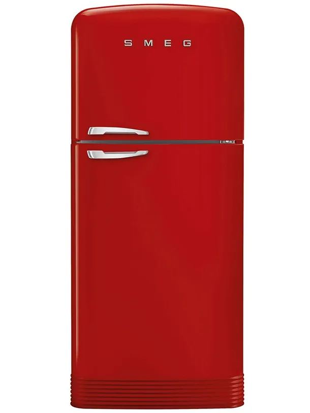 Smeg FAB50RRD5 rechtsdraaiend Rood