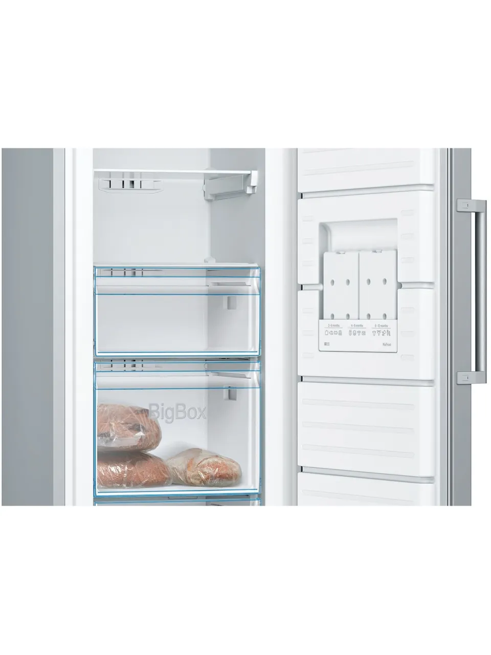 Bosch GSN33VLEP Vrieskast Grijs, foto 3