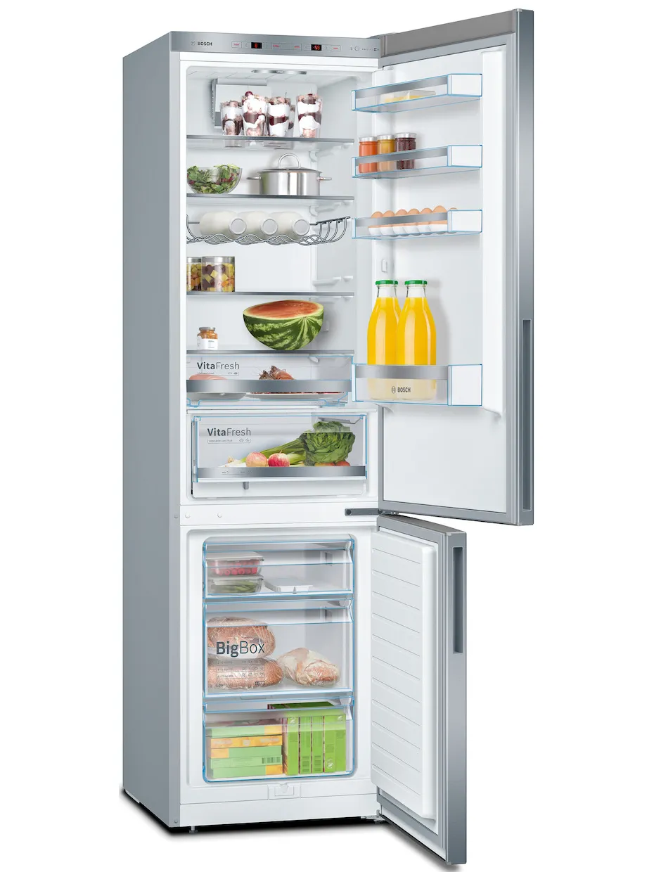 Bosch KGE39ALCA Koel-vriescombinatie Zilver, foto 2