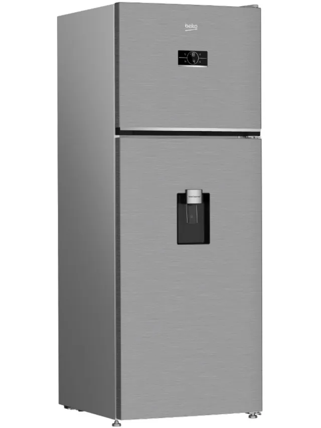 Beko B5RDNE504LDXB - Koel- en vriescombinatie - dispenser - RVS Grijs;Metallic