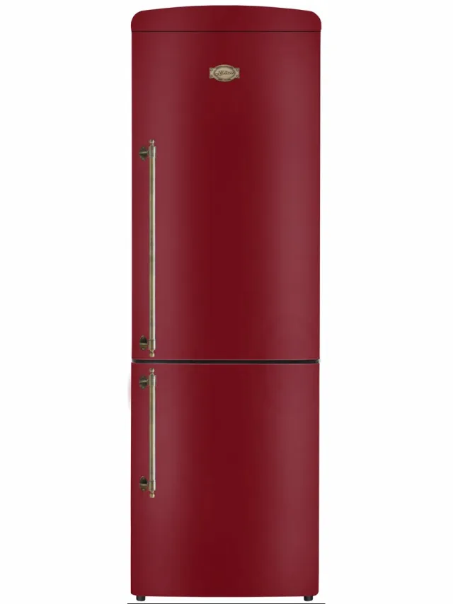 Kaiser koelkast - koel vriescombinatie - KK 60825 RotEm - koelkast 60 cm - 60cm breed - 60cm - 330 L - NoFrost -199 cm - touch control Rood