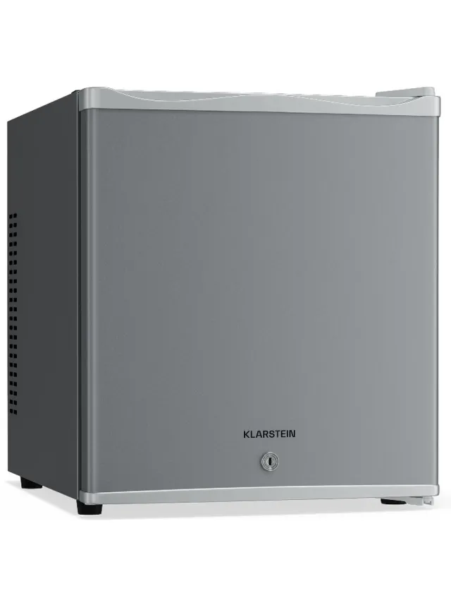 Klarstein koelkast, mini koelkast met glazen deur, 28L mini-koelkast voor drankjes, snacks & cosmetica, koelkast klein & geruisloos, regelbare schappen, kleine skincare koelkast huidverzorgingsproducten medicijnen Roestvrij Staal