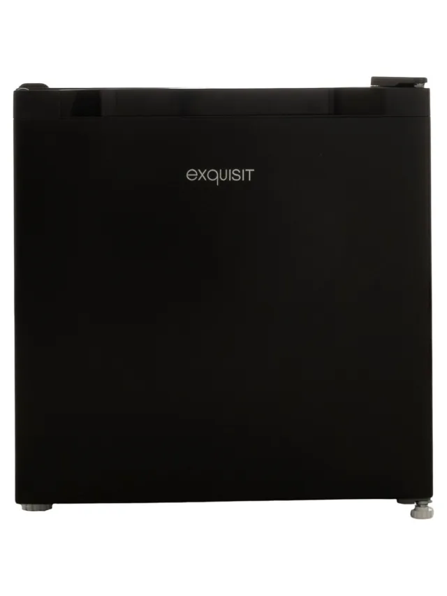 Exquisit GB40-050CB Mini vriezer Zwart