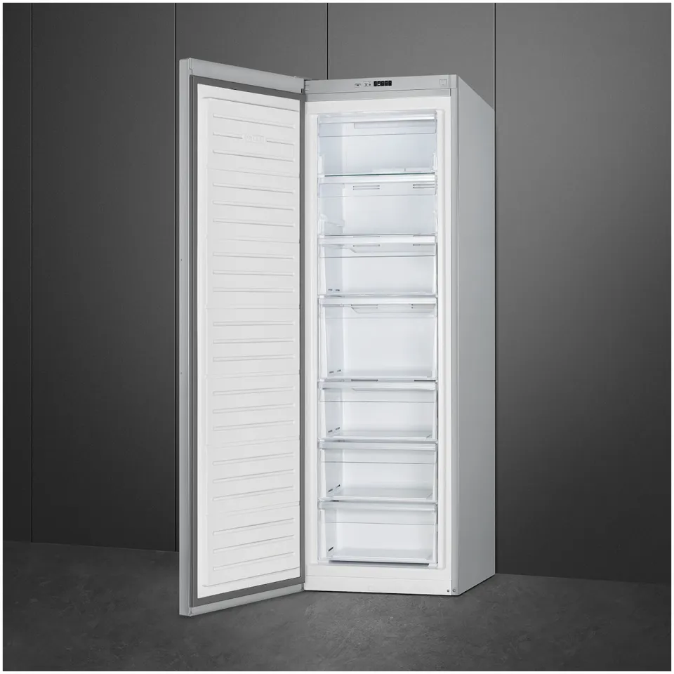 Smeg FF18EN2HX Vrieskast Grijs, foto 3