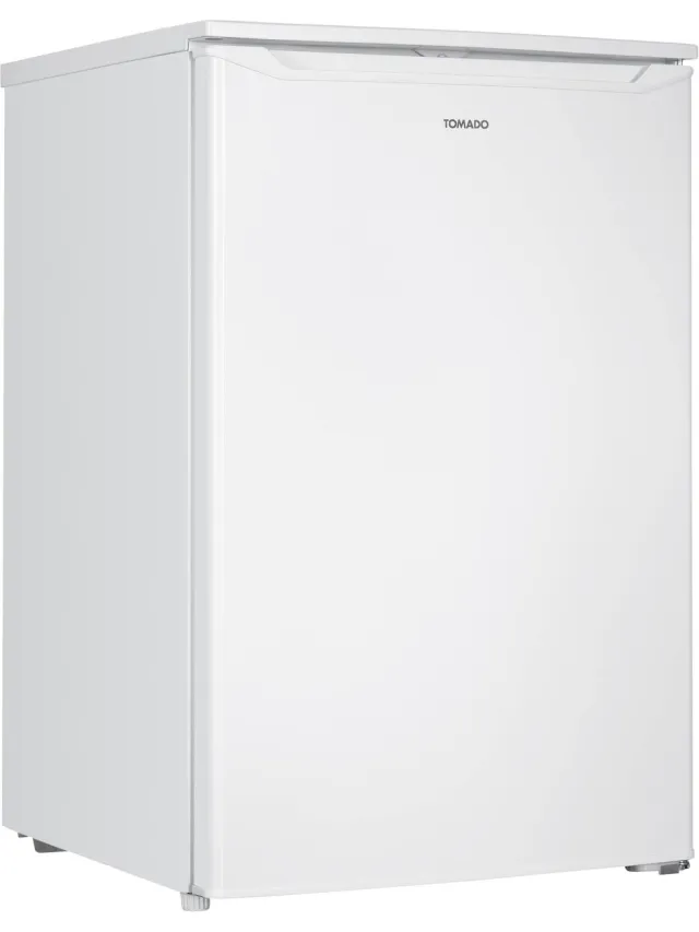 Tomado TLT5501W tafelmodel koelkast energiezuinig - 126 liter - Zonder vriesvak - 55 cm breed - Zeer stil: 35 dB - Led-verlichting - Energielabel C - Vrijstaand - Wit