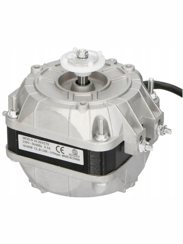 LEMONA ELECTRONICS MONDO Universele koelkastventilatormotor 10W 230V, 10 x 10 x 10 cm aluminium