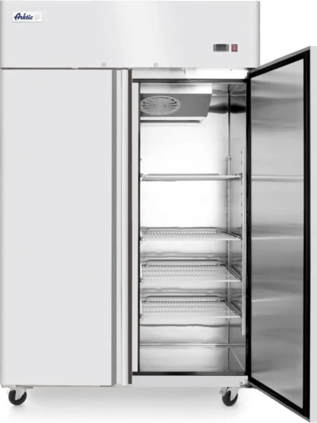 Arktic Hendi Koelkast 2-deurs Profi Line - 1300 L - Horeca koelkast rvs