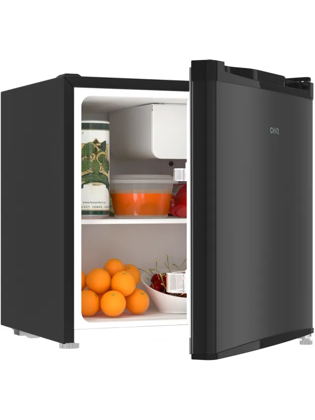 chiq CSD46D4D - Mini koelkast - Minibar - 46 Liter - Energieklasse D - 39 dB- Zwart - Mini Koelkasten - 12 jaar garantie op compressor