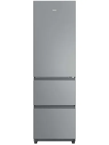 Haier Koelkast met diepvries HTR3518ENMX Direct Access lades Roestvrijstaal