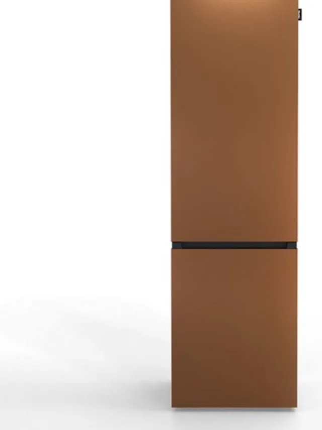 Nunki Large Combi NFA – Koel-vriescombinatie – No Frost – A-klasse – 304 liter – Front Brown Matte Metallic Bruin