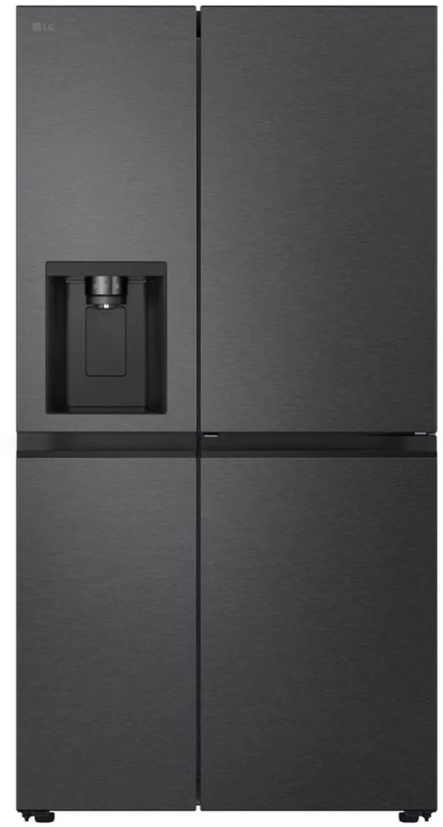LG GSJC41EPPE - Amerikaanse koelkast - Side by Side - 641 liter Zwart;Metallic